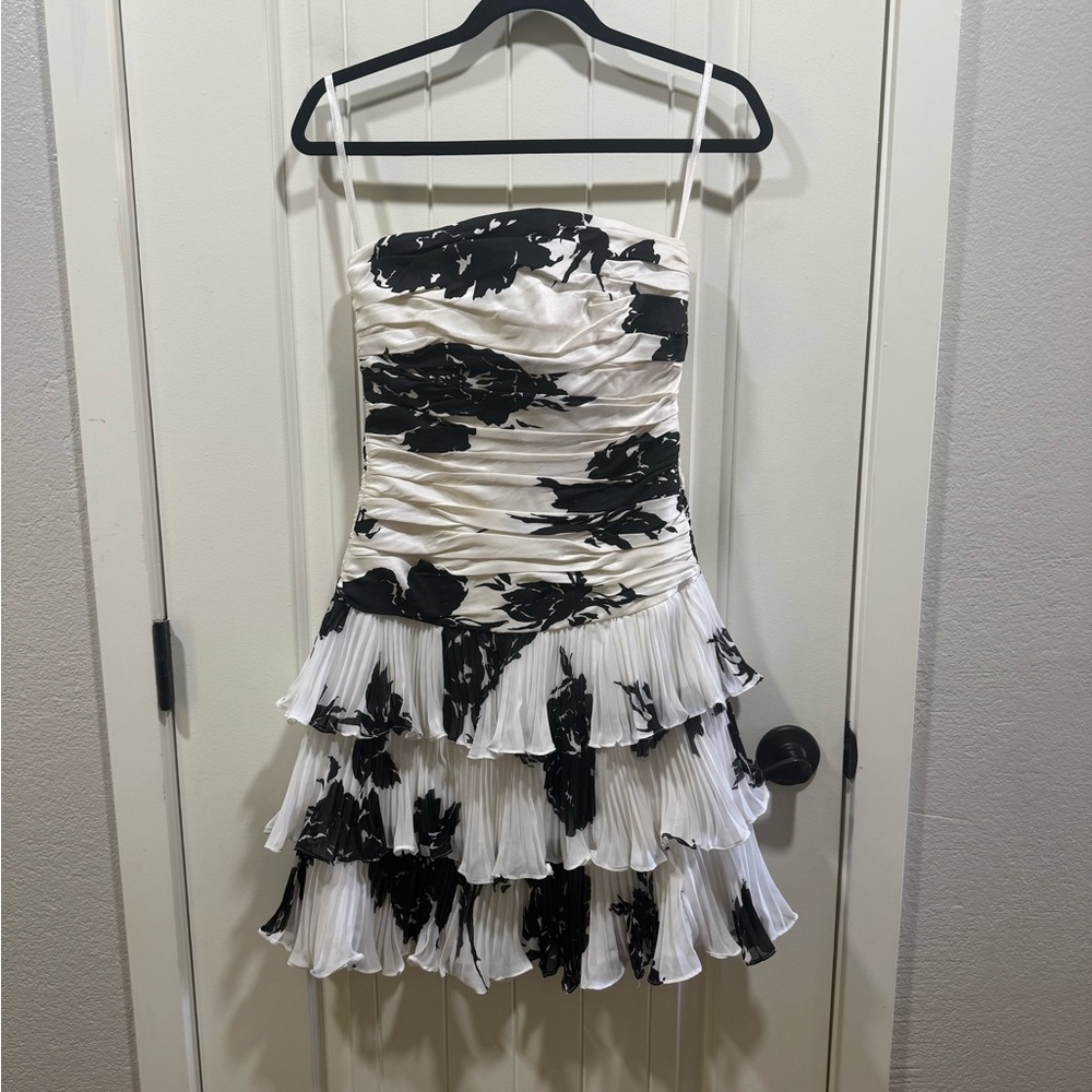 White House Black Market Ruched Tiered Sundress